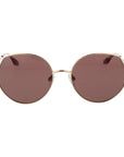 Trussardi Gold Metal Sunglasses
