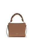 Coccinelle Beige Calf Leather Bos Taurus Shoulder Bag