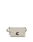 Coccinelle White Calf Leather Bos Taurus Shoulder Bag