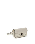 Coccinelle White Calf Leather Bos Taurus Shoulder Bag