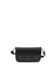 Coccinelle Black Calf Leather Bos Taurus Shoulder Bag