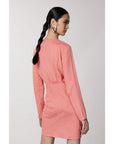 Patrizia Pepe Pink Copper Casual Dress