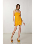 Patrizia Pepe Orange Polyester Casual Dress