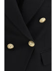Balmain Black Wool Oves Aries Blazer