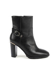 Tommy Hilfiger Black Leather Ankle Boots