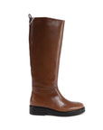 Tommy Hilfiger Brown Leather Ankle Boots