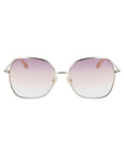 Victoria Beckham Gold Metal Sunglasses