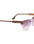 Victoria Beckham Brown Acetate Sunglasses