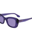 Victoria Beckham Gray Acetate Sunglasses