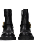 Chloé Black Leather Ankle Boots