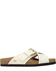 Valentino Garavani Beige Leather Slippers