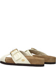 Valentino Garavani Beige Leather Slippers