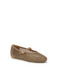 LE SILLA Brown Nylon Ballet Flats