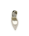LE SILLA Gold Nylon Platform Pumps