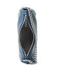 Michael Kors Blue Leather Shoulder Bag