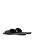 Bottega Veneta Black Lamb Leather Mules