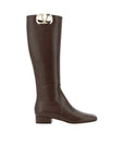 Valentino Garavani Brown Calfskin Flat Boots