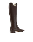 Valentino Garavani Brown Calfskin Flat Boots