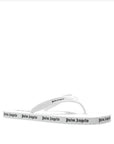 Palm Angels White Rubber Slides