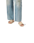 Palm Angels Beige Rubber Slides