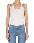 Stella McCartney White Cotton Tank Tops