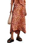 Stella McCartney Orange Silk Casual Dress