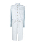 Stella McCartney Blue Cotton Casual Dress