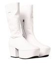 Prada White Polyethylene Boots