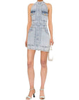 Balmain Blue Cotton Casual Dress