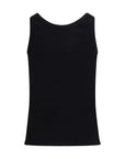 Versace Black Cotton Tank Tops