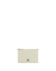 PINKO Beige Calf Leather Bos Taurus Shoulder Bag