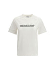 Burberry White Cotton T-Shirt