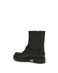Jimmy Choo Black Polyurethane Rain Boots