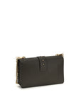 PINKO Bicolor Calf Leather Bos Taurus Shoulder Bag
