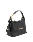 Versace Black Calf Leather Bos Taurus Handbag