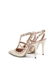 Valentino Garavani Beige Calfskin High Heel Pumps