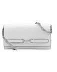 Michael Kors White Leather Crossbody Bag