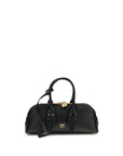 PINKO Black Calf Leather Bos Taurus Handbag