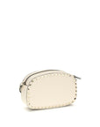 Valentino Garavani Beige Calf Leather Bos Taurus Shoulder Bag