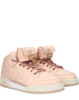 Fendi Pink Nylon High Top Sneakers