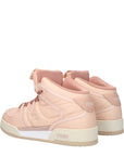 Fendi Pink Nylon High Top Sneakers