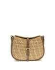 Etro Beige Raffia Shoulder Bag