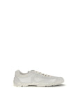 Prada White Fabric Low Top Sneakers