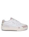 Palm Angels White Calfskin Low Top Sneakers