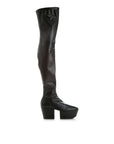 Prada Black Calfskin Over The Knee