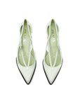 Prada Bicolor Silk High Heel Pumps