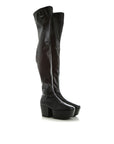 Prada Black Calfskin Over The Knee