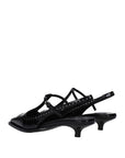Miu Miu Black Calfskin High Heel Pumps