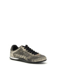 Gucci Black Calf Leather Bos Taurus Low Top Sneakers