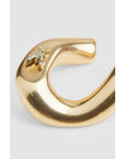 Patrizia Pepe Gold Plastic Earrings